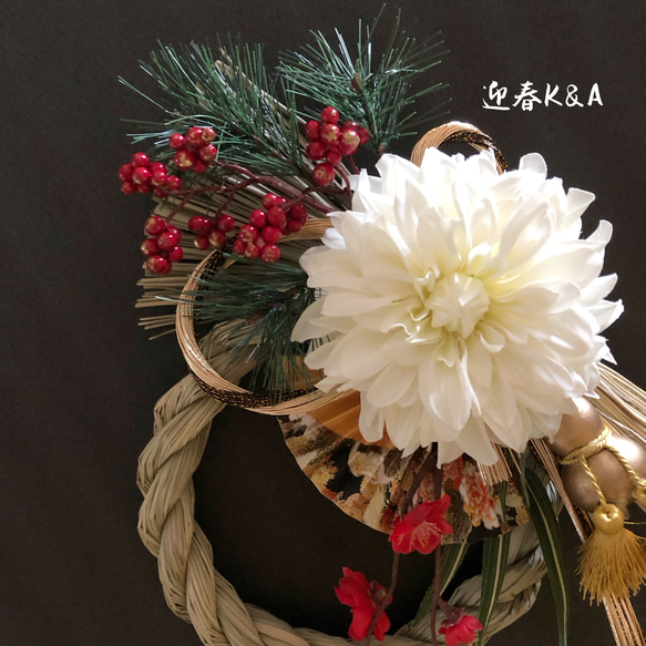 『超早割お正月2026』 creema限定　一点もの　お正月飾り　しめ縄 2枚目の画像