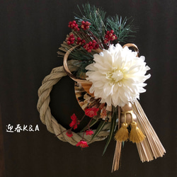 『超早割お正月2026』 creema限定　一点もの　お正月飾り　しめ縄 5枚目の画像