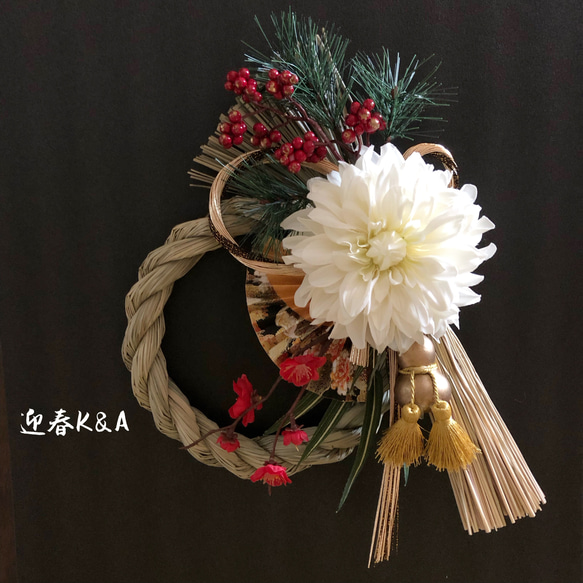 『超早割お正月2026』 creema限定　一点もの　お正月飾り　しめ縄 5枚目の画像