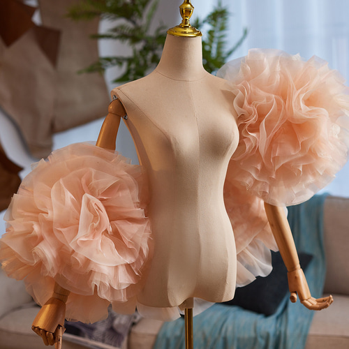 オフショルダー ピンク 立体花 DIY 綺麗 肩飾り ドレスアクセサリー