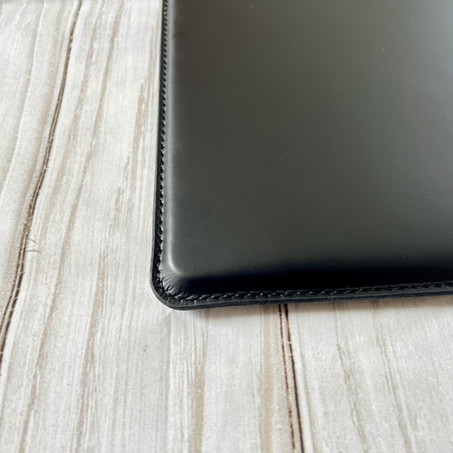 【手縫い】姫路レザー MacBook ケース 13インチ 本革 PCケース MacBook Pro・Air 13インチ用 ピッタリサイズ シンプルなノート