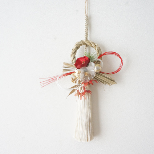 2026年新作•最後の1点】馬の尾を象るしめ飾り〜紅白〜 しめ縄