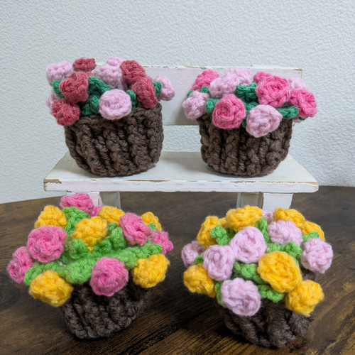 バラの花束コースター 4つセット コースター さやか 通販 19793016