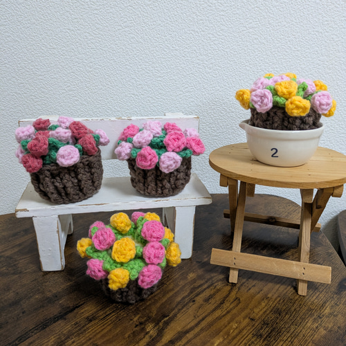 バラの花束コースター 4つセット コースター さやか 通販 19793016