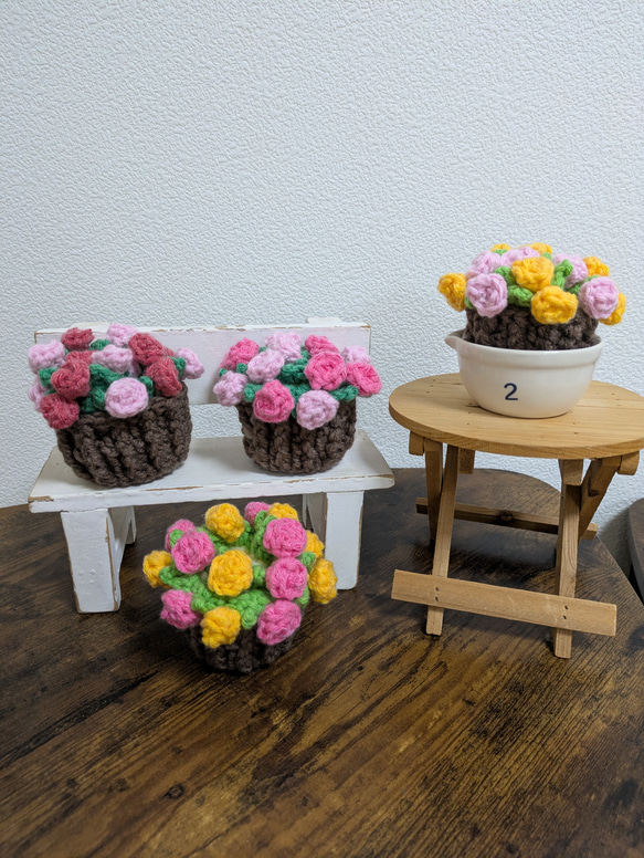 バラの花束コースター 4つセット コースター さやか 通販 19793016