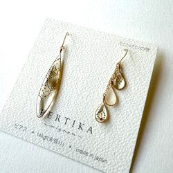 PERTIKAmignon 【もーあ様 オーダー品 クリムト2点】 ピアス（フック