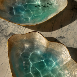 貝殻型　海のお皿　小魚タイプ　アクセサリートレー　 4枚目の画像