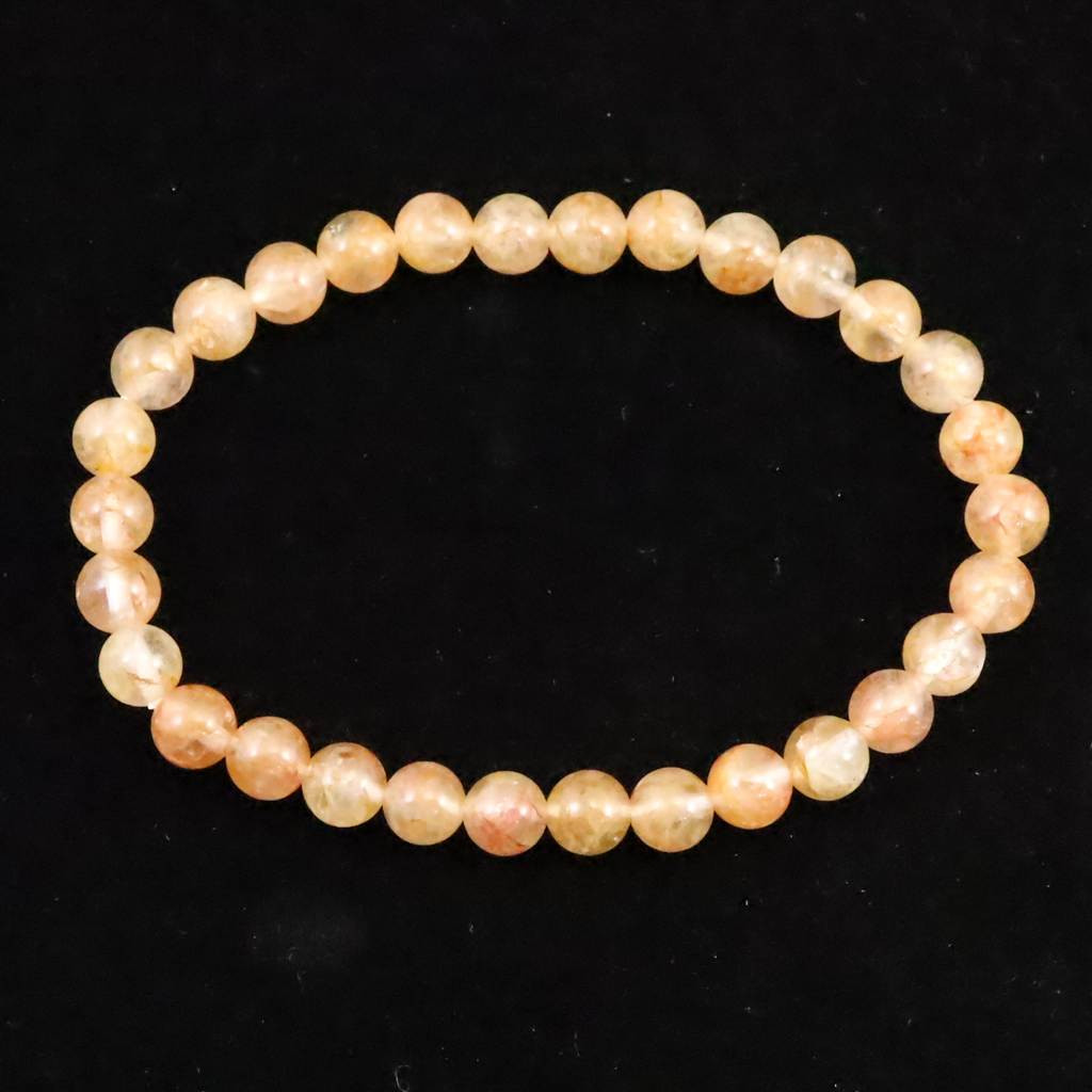 H&E社　ヒマラヤレッド アゼツライト 6mmブレスレット  9.6g #65244 13,200円