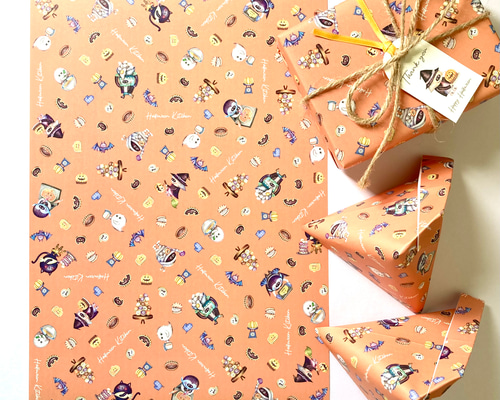 上質紙【ハロウィン キッチン】A4サイズ 10枚 ハロウィン デザイン