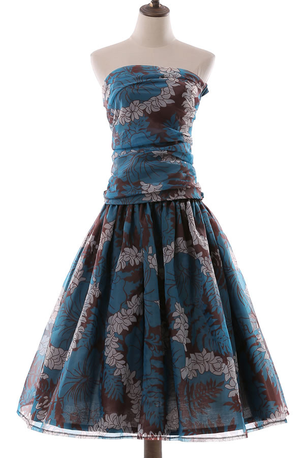 受注生産　オーダーメイド　パウスカート　チューブトップ　プリントオーガンジー nws00004 10,278円