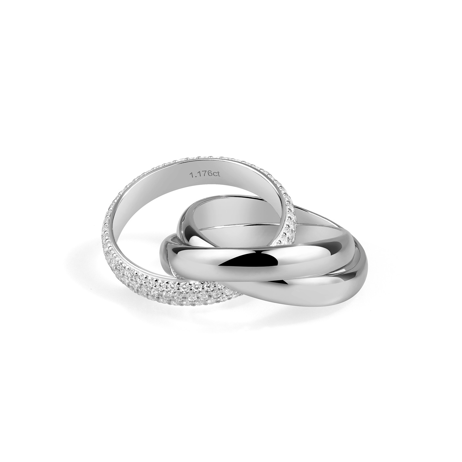 トリニティブリリアンスリング R81H25815-W（3週間発送）