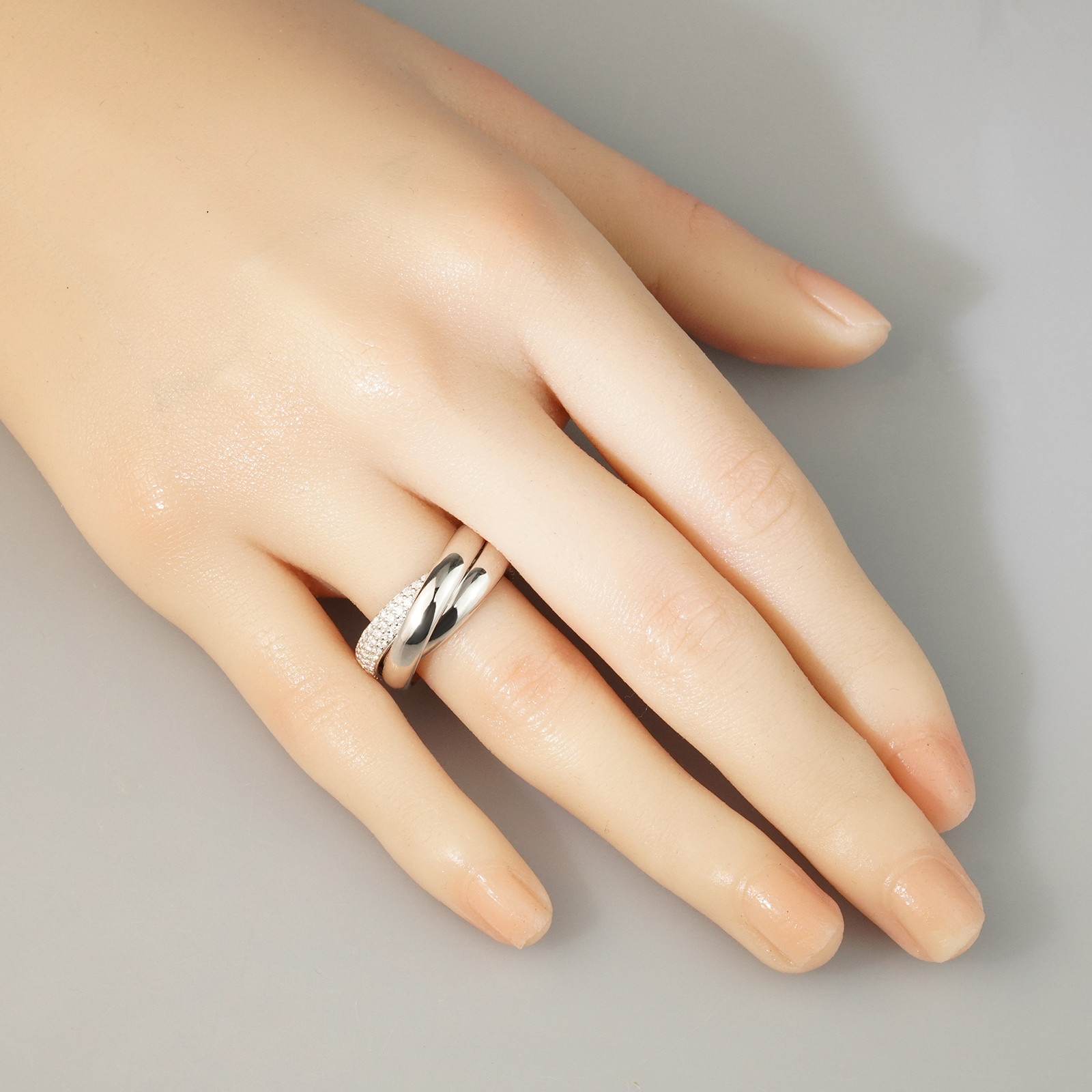 トリニティブリリアンスリング R81H25815-W（3週間発送）