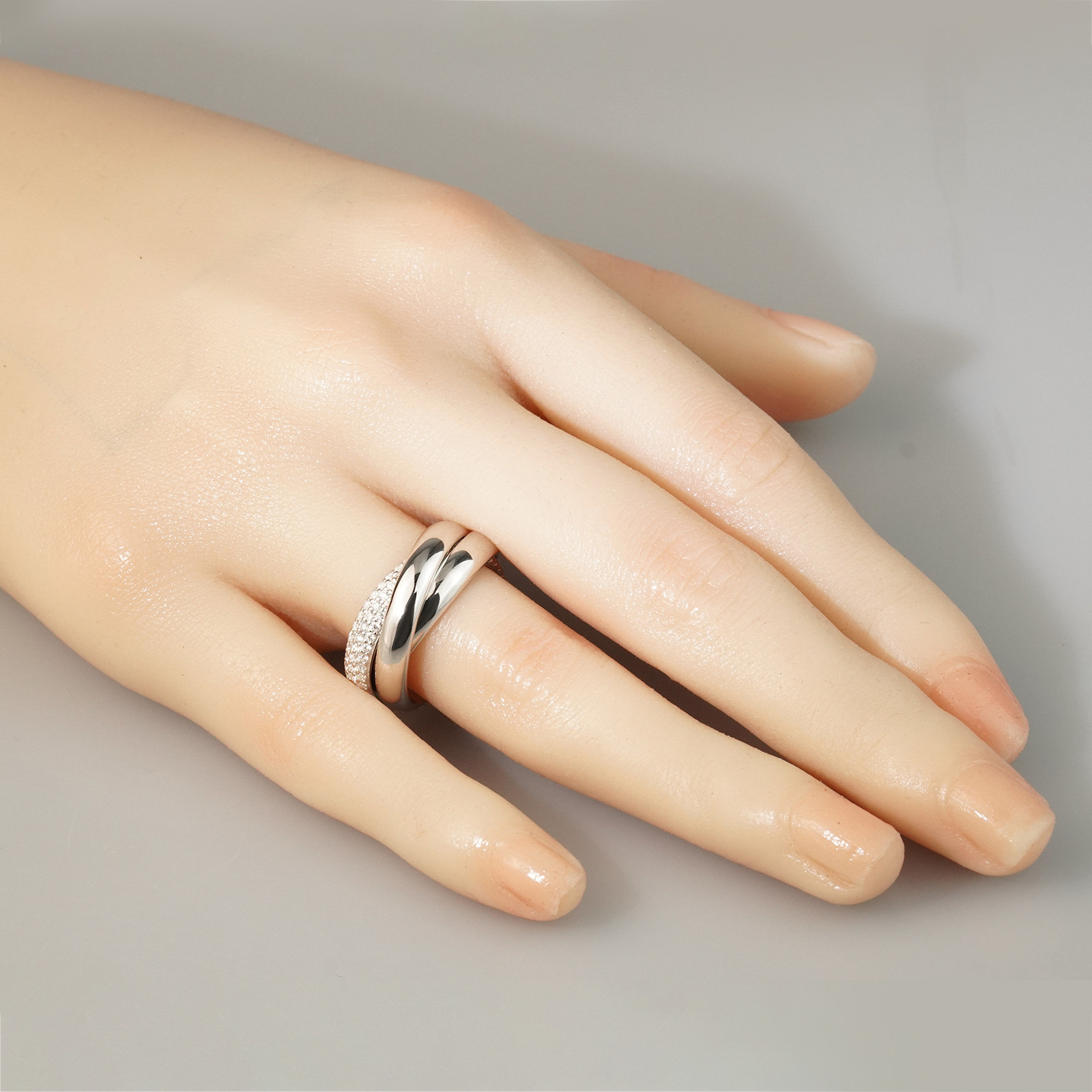 トリニティブリリアンスリング R81H25815-W（3週間発送）