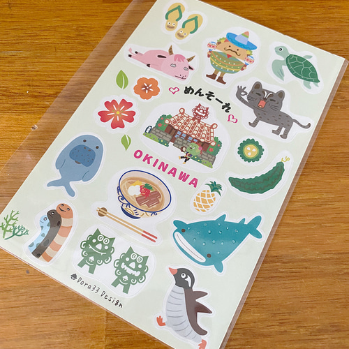 めんそーれオリジナルDora33OKINAWAシール シール・ステッカー