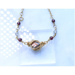 高千穂産天岩戸水晶 エイトスターカット リング 2.3ct シルバー18KGP