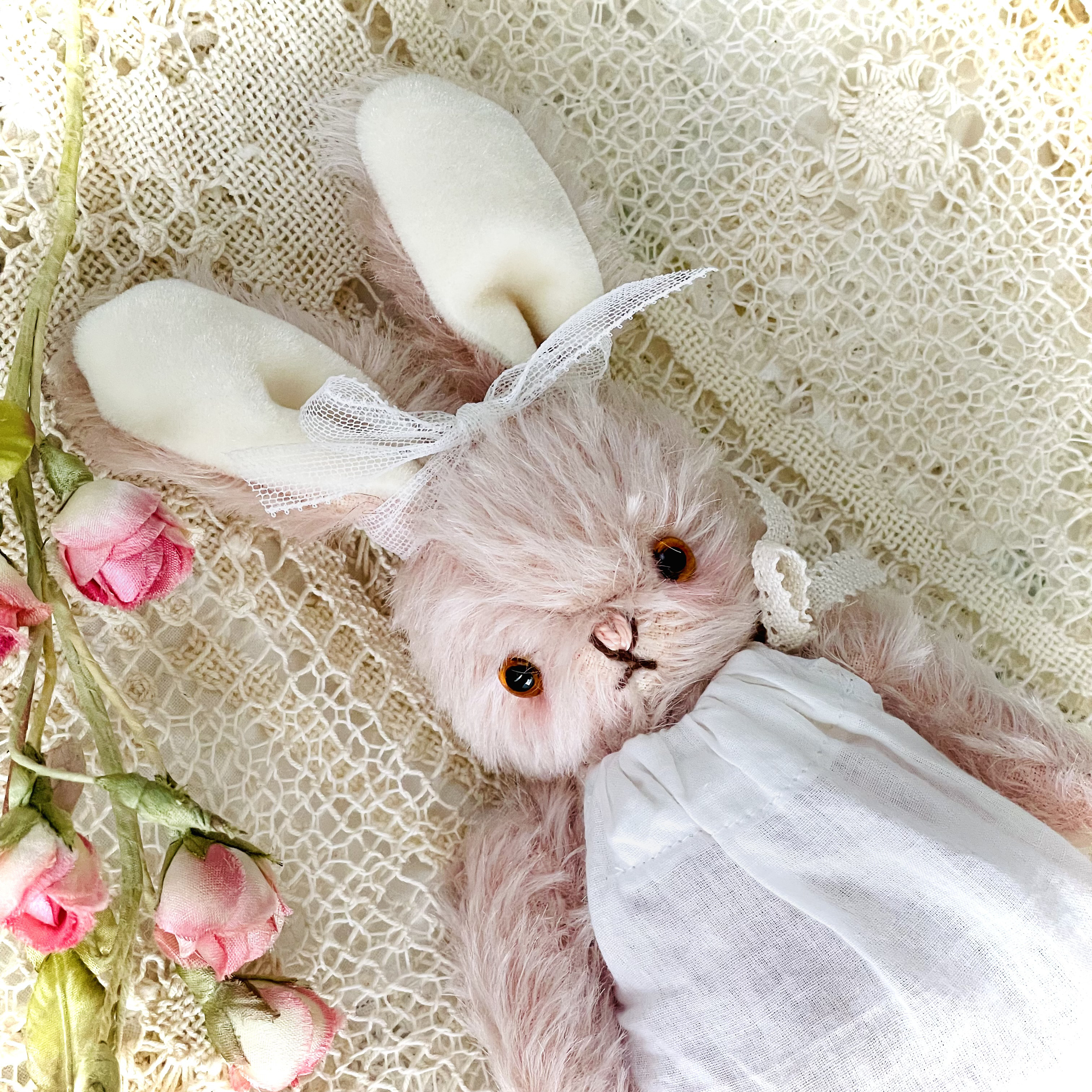 うさぎ好きさんのための甘くて可愛いテディうさぎ　テディベア テディうさぎ 甘くて可愛いうさぎちゃん テディベア ぬいぐるみ ぽぷり