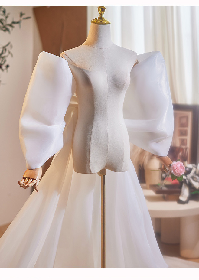 ケープ トレーン 裾引き 特大リボン 豪華 DIY 肩飾り アクセサリー パーティー ウェディングドレス DTY169