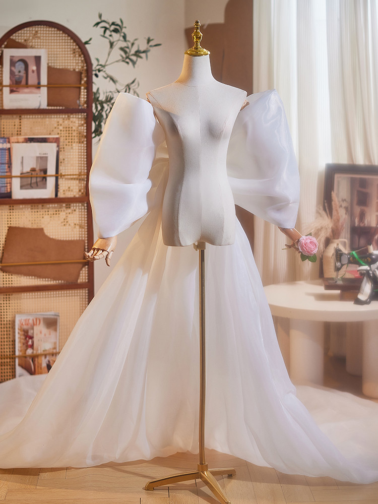 ケープ トレーン 裾引き 特大リボン 豪華 DIY 肩飾り アクセサリー パーティー ウェディングドレス DTY169