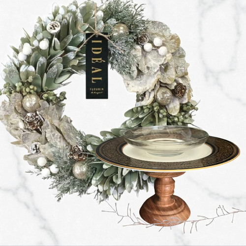〜小春日和〜✨メモリーカフェ✨　オーダーハンドメイドリース Lune Bonheur＜jardin d'automne＞＊秋フラワーリース＊玄関