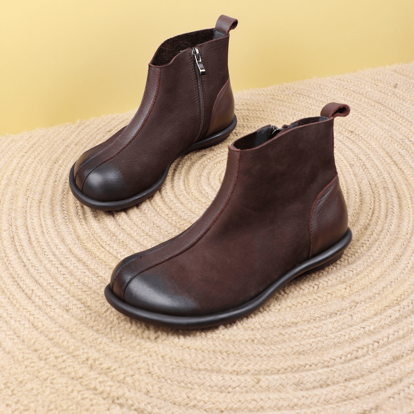 新作！|【シンプルデザイン】牛革マーチンブーツ|シーズンレスで使え|通気性良好|履き心地抜群