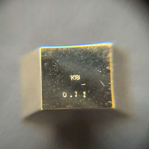受注生産】 【K18／Mサイズ】喜平50g 後光留め ダイヤ 0.11ct
