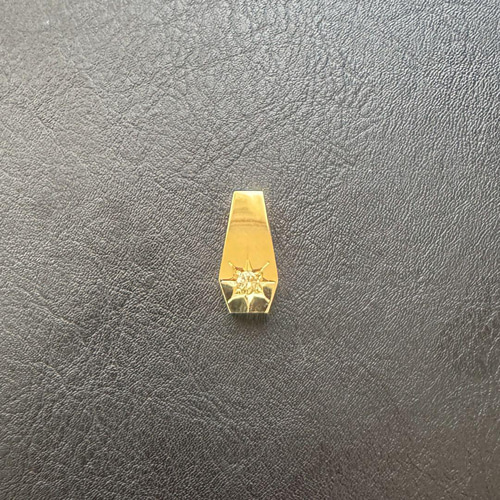 受注生産】 【K18／Mサイズ】喜平50g 後光留め ダイヤ 0.11ct