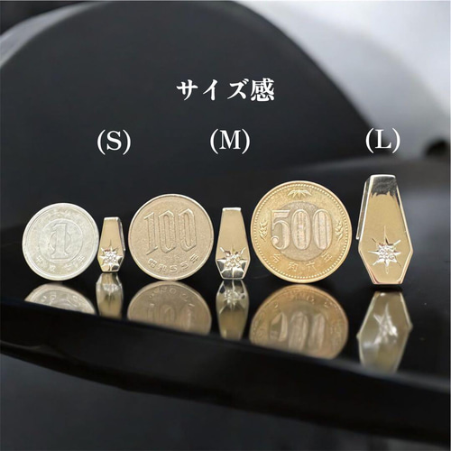 受注生産】【Pt900／Lサイズ】喜平100g 後光留め ダイヤ 0.13ct