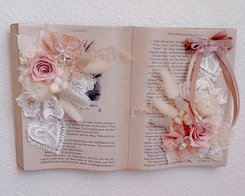 ❤️SALE❤️アンティークBookオブジェアレンジ その他素材 shabby