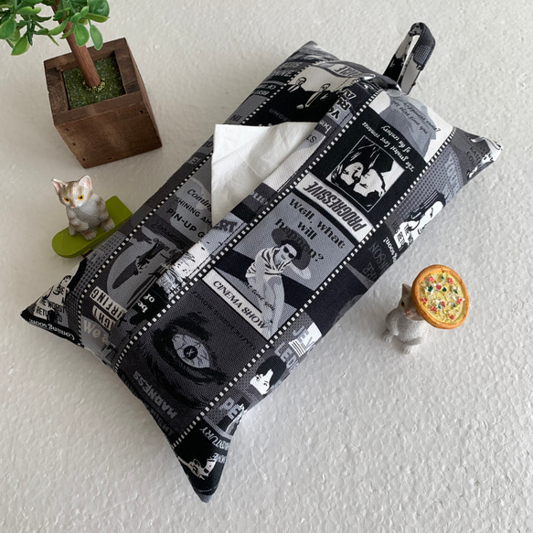 エコティッシュカバー☆マスクストッカー♪シネマフィルム♪3カラー 1枚目の画像