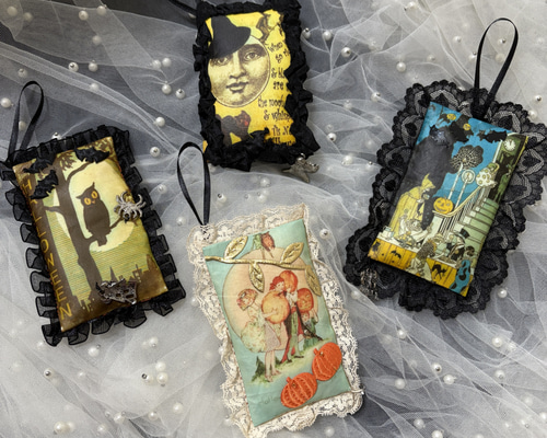 ハロウィンガーランド☆バンドメイド ハンドメイド◇ハロウィン オーナメント◇フェルト ガーランド