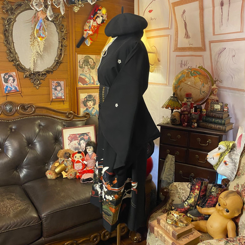 着物リメイクワンピース3503 3c3dcafbb80bb8515f160a10fdd99f