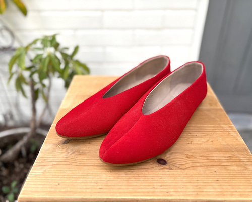 【タイムセール】 fs/ny SLOOP フラットシューズ　レッドsize 7 dc8879f87640632f9059c4d3f5b9a7