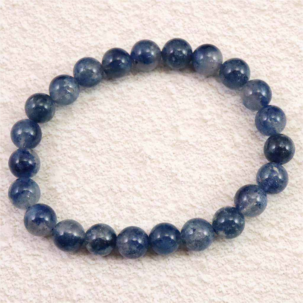 トロレアイト(スコルザライト） インクォーツ　8.5mmブレスレット 20.6g #32513