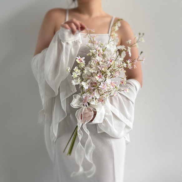 白無垢 色打掛 ⌇﻿ 和ブーケ ⌇﻿ アーティフィシャルフラワーブーケ