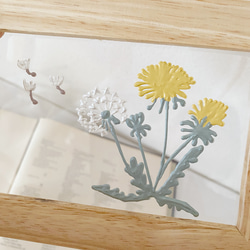 四つ葉のクローバー クリアグラスアート ステンドグラス風