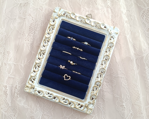 壁掛けアンティークリングケース〜 リングスタンド ジュエリーボックス