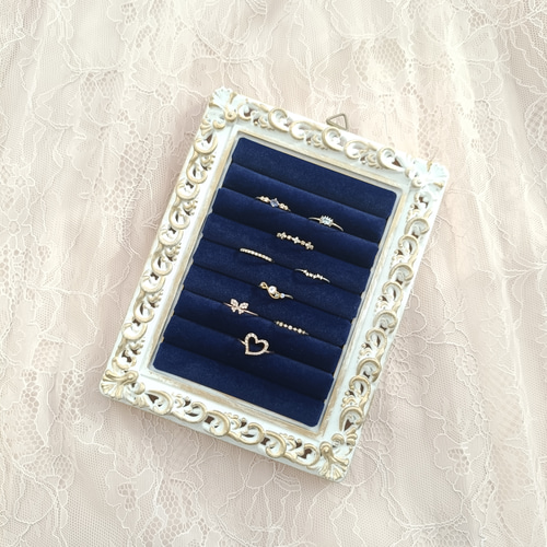 壁掛けアンティークリングケース〜 リングスタンド ジュエリーボックス