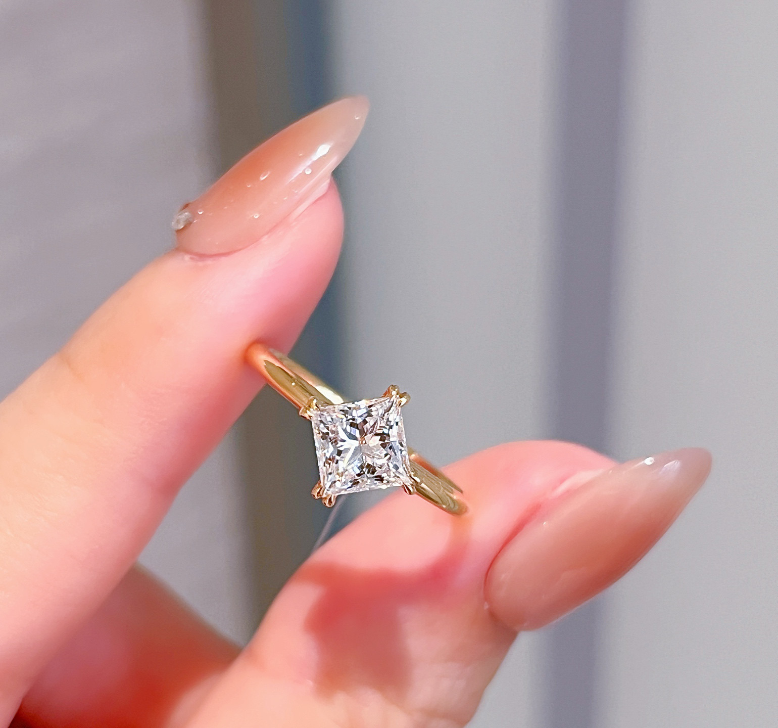 ラボグロウンダイヤモンドリングk18　5401