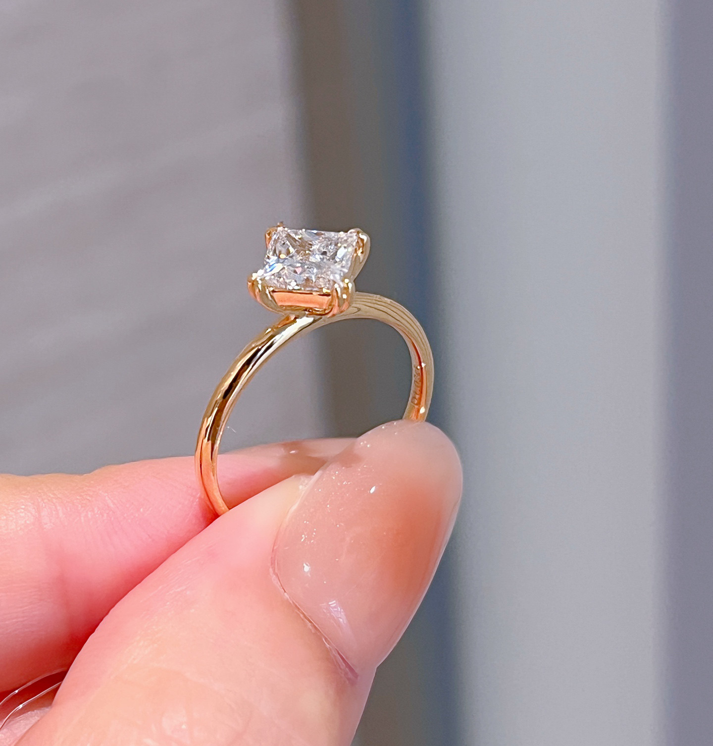 ラボグロウンダイヤモンドリングk18　5401