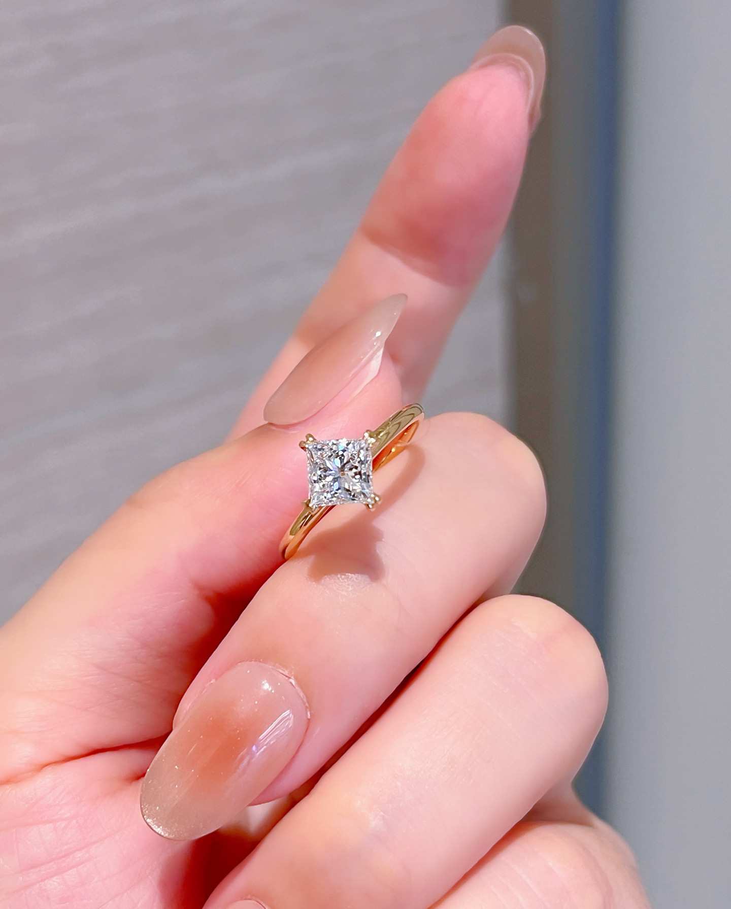 ラボグロウンダイヤモンドリングk18　5401