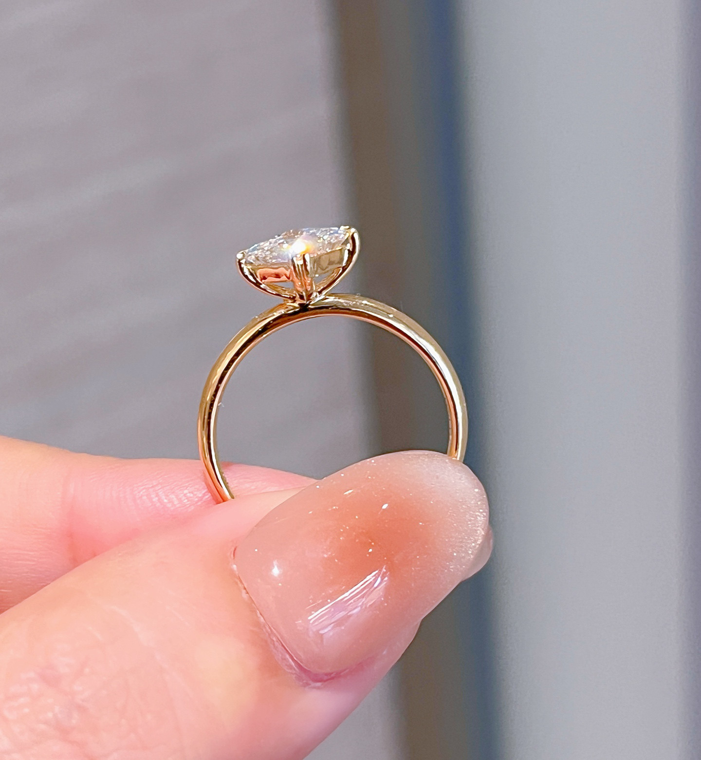 ラボグロウンダイヤモンドリングk18　5401