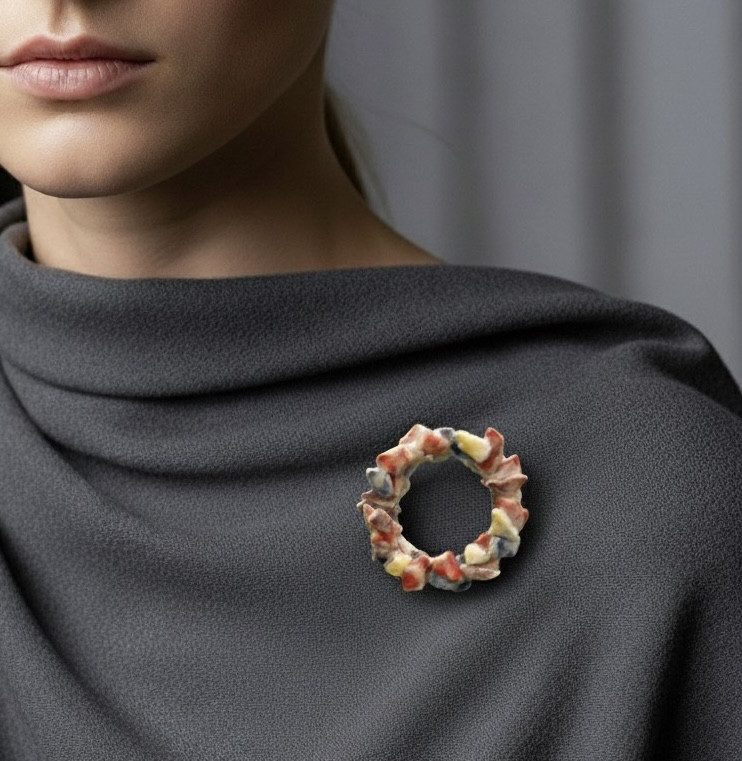 異果-IKKA-シリーズ　カラフルブローチ