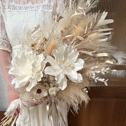 パンクシア スワッグ ドライフラワーブーケ　ウェディング パンクシア スワッグ ドライフラワーブーケウェディング