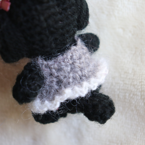 トイプードルのあみぐるみキーホルダー あみぐるみ ほっこり
