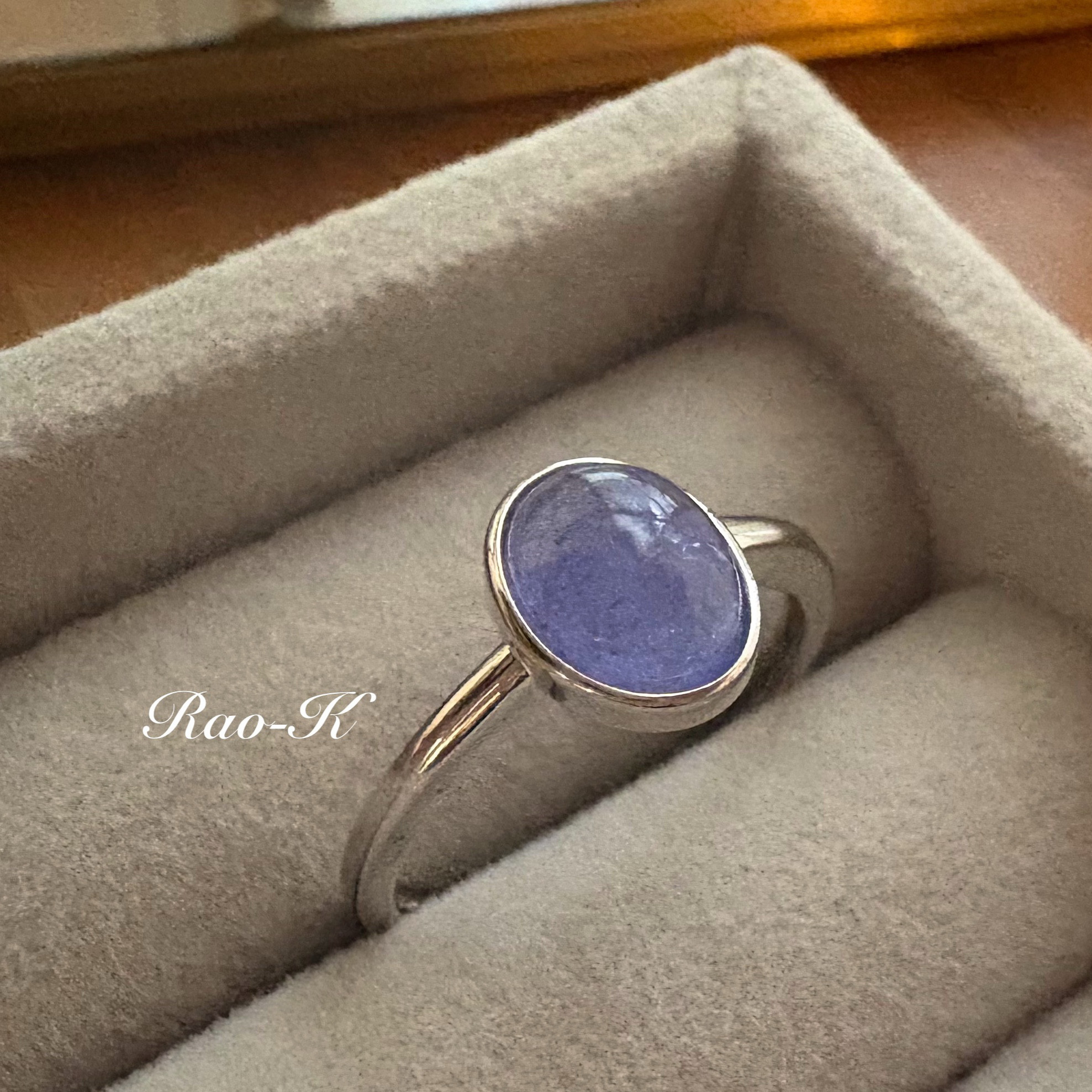 ✨silver925大人のシンプルリング〜タンザナイト
