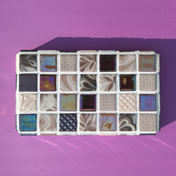 【360度タイル貼り】名古屋モザイク　ディスプレイトレイ【送料無料】 1枚目の画像