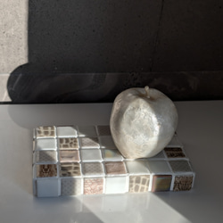 【360度タイル貼り】名古屋モザイク　ディスプレイトレイ【送料無料 2枚目の画像