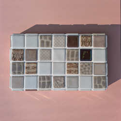 【360度タイル貼り】名古屋モザイク　ディスプレイトレイ【送料無料 1枚目の画像