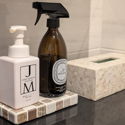 【360度タイル貼り】名古屋モザイク　ディスプレイトレイ【送料無料 3枚目の画像