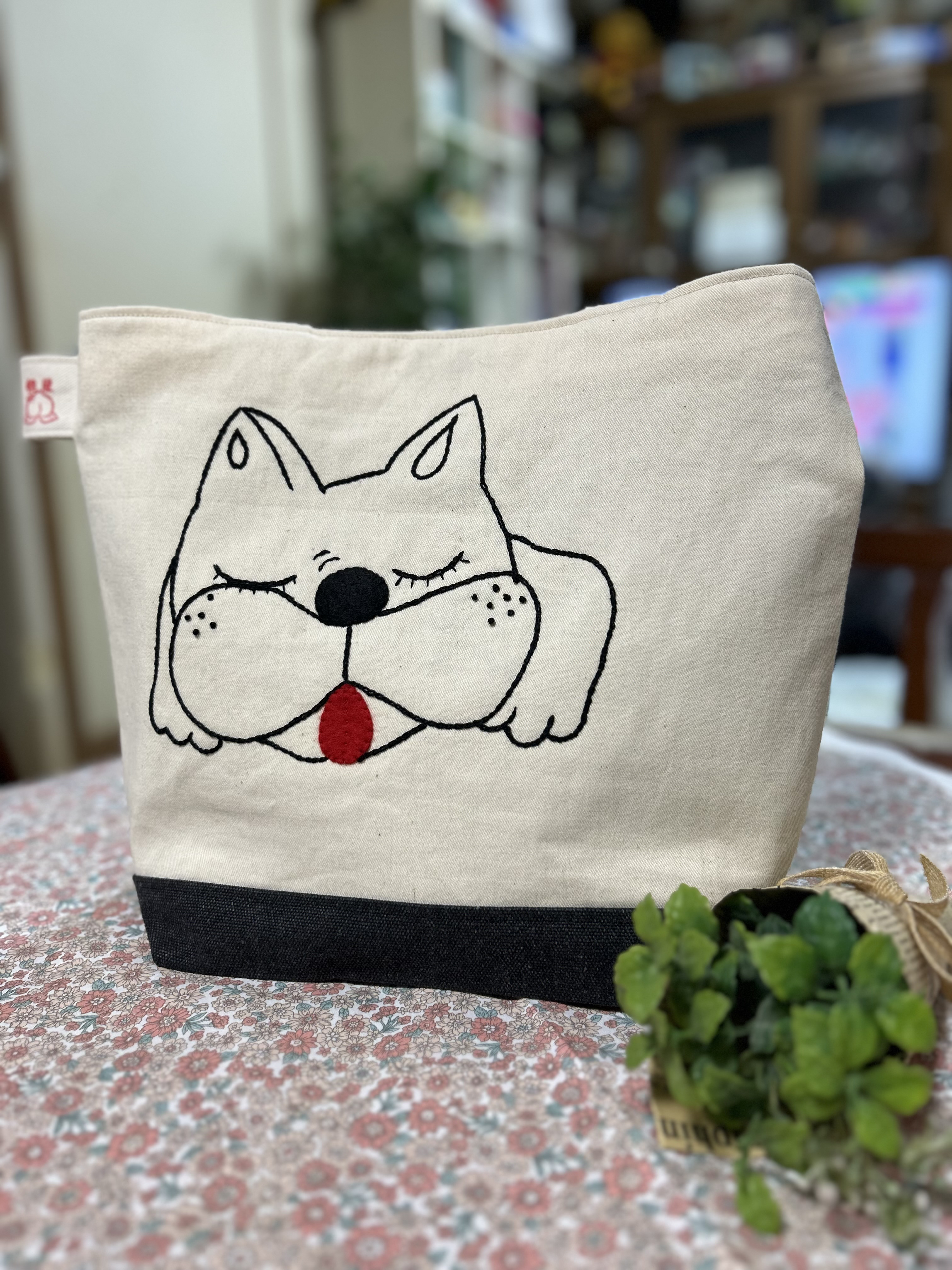 すやブルさんのトートバッグ（大）